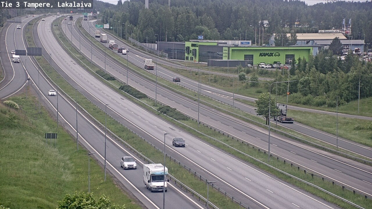 Weather Camera Image Väg 3 Tammerfors, Lakalaiva, Tampere, Pirkanmaa