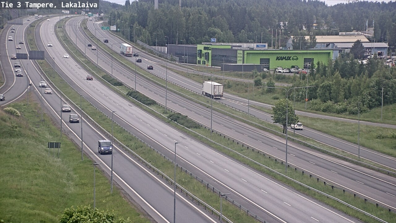 Weather Camera Image Väg 3 Tammerfors, Lakalaiva, Tampere, Pirkanmaa