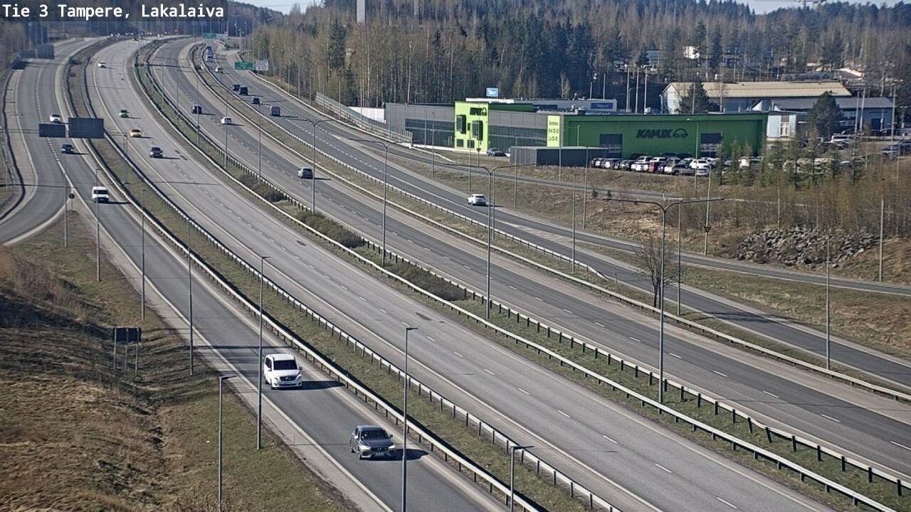 Kelikamerat Kuva Tie 3 Tampere, Lakalaiva, Tampere, Pirkanmaa