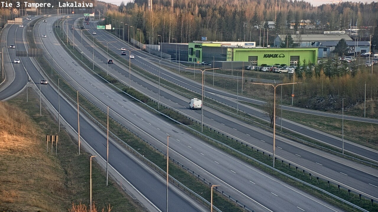Weather Camera Image Road 3 Tampere, Lakalaiva, Tampere, Pirkanmaa