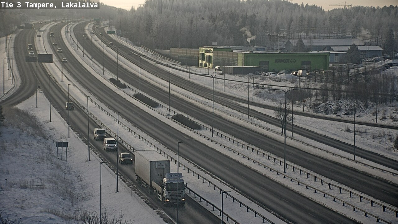 Weather Camera Image Väg 3 Tammerfors, Lakalaiva, Tampere, Pirkanmaa