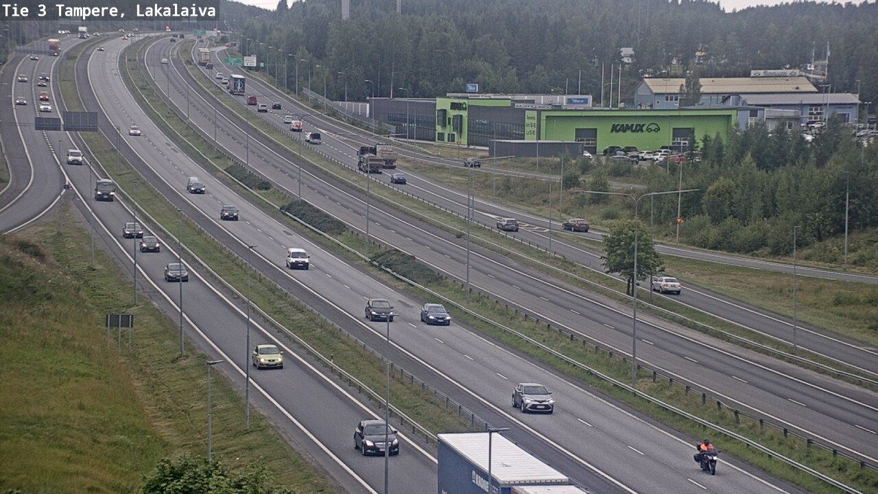 Weather Camera Image Road 3 Tampere, Lakalaiva, Tampere, Pirkanmaa