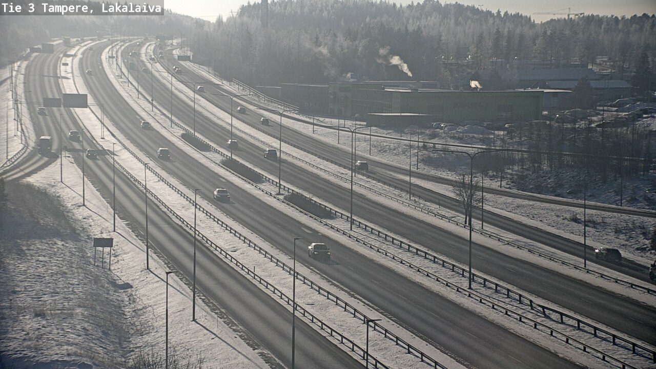 Weather Camera Image Väg 3 Tammerfors, Lakalaiva, Tampere, Pirkanmaa
