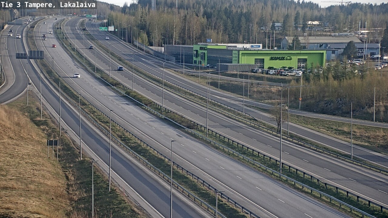 Kelikamerat Kuva Tie 3 Tampere, Lakalaiva, Tampere, Pirkanmaa