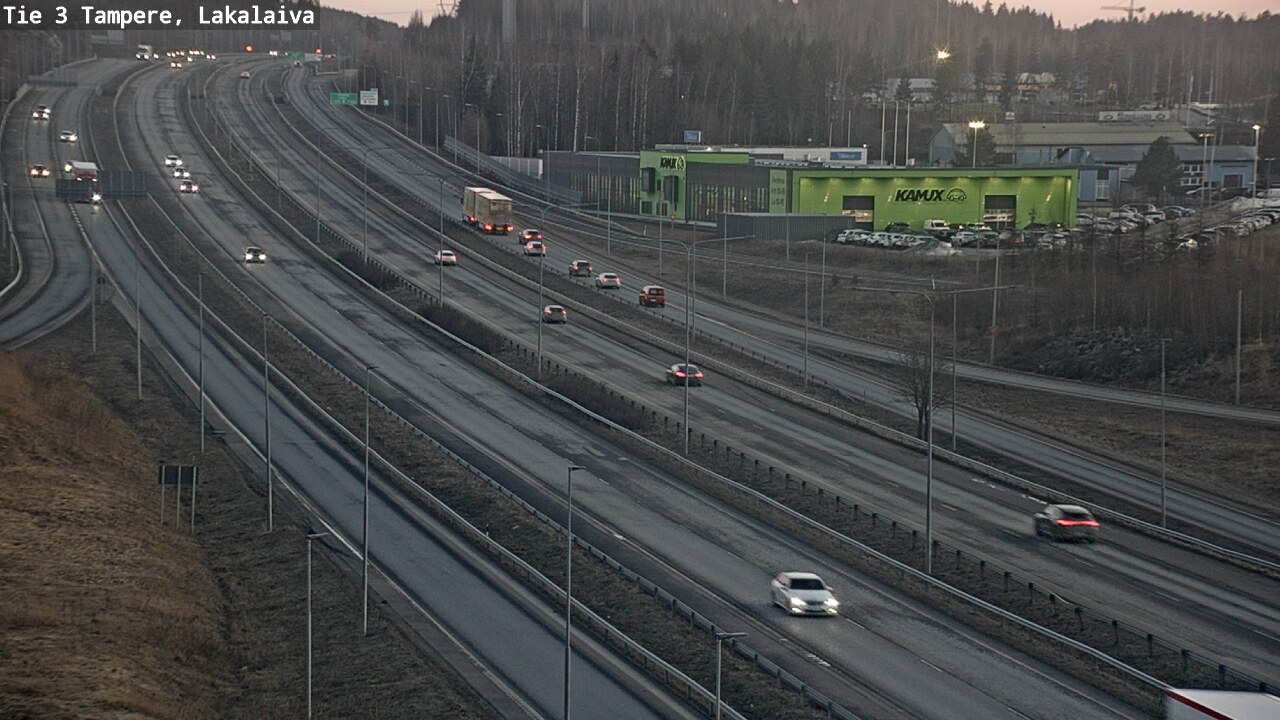 Weather Camera Image Road 3 Tampere, Lakalaiva, Tampere, Pirkanmaa