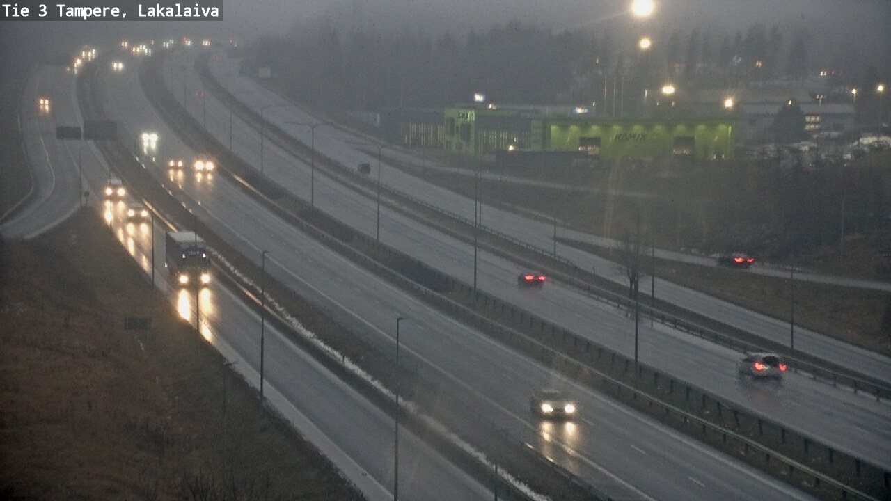 Weather Camera Image Road 3 Tampere, Lakalaiva, Tampere, Pirkanmaa