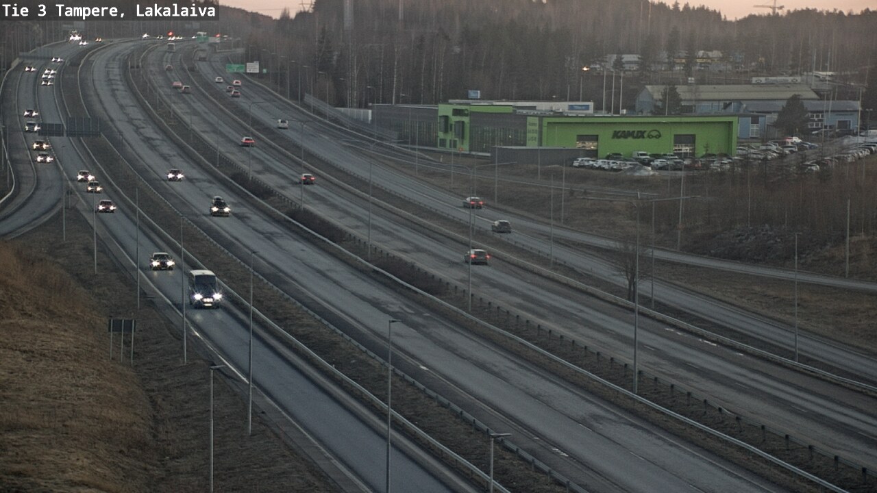 Weather Camera Image Road 3 Tampere, Lakalaiva, Tampere, Pirkanmaa