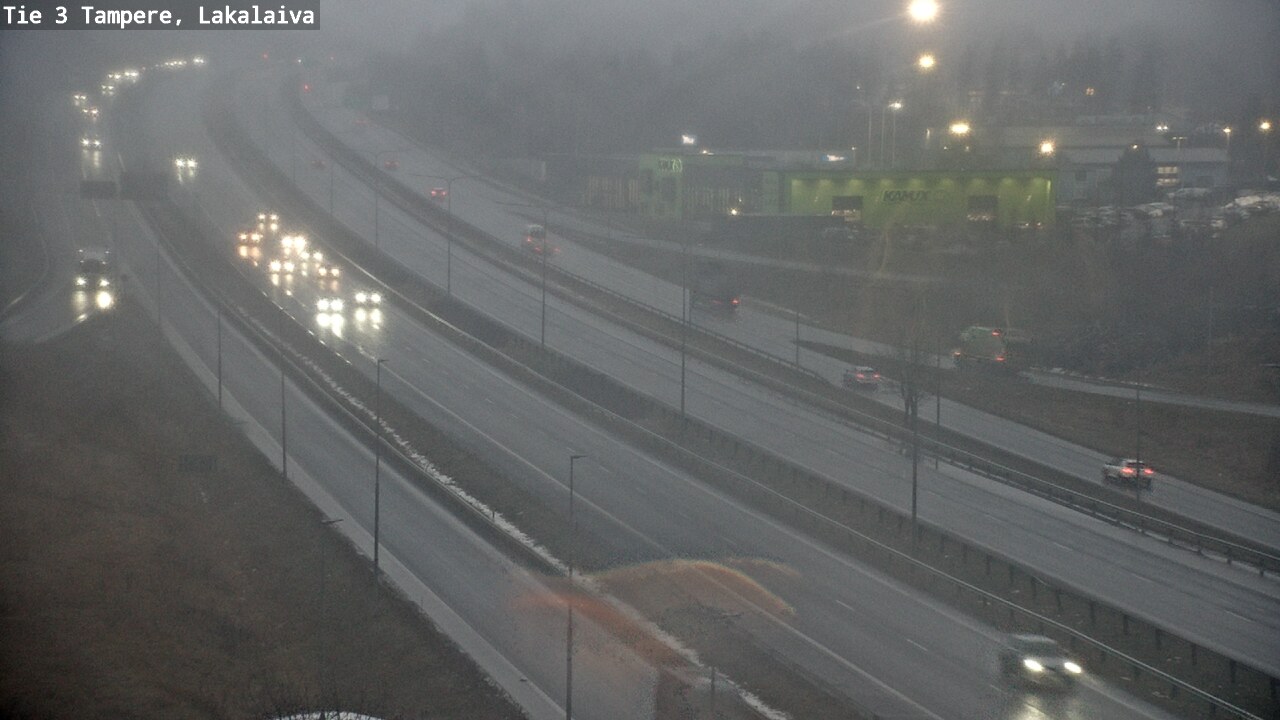 Weather Camera Image Road 3 Tampere, Lakalaiva, Tampere, Pirkanmaa