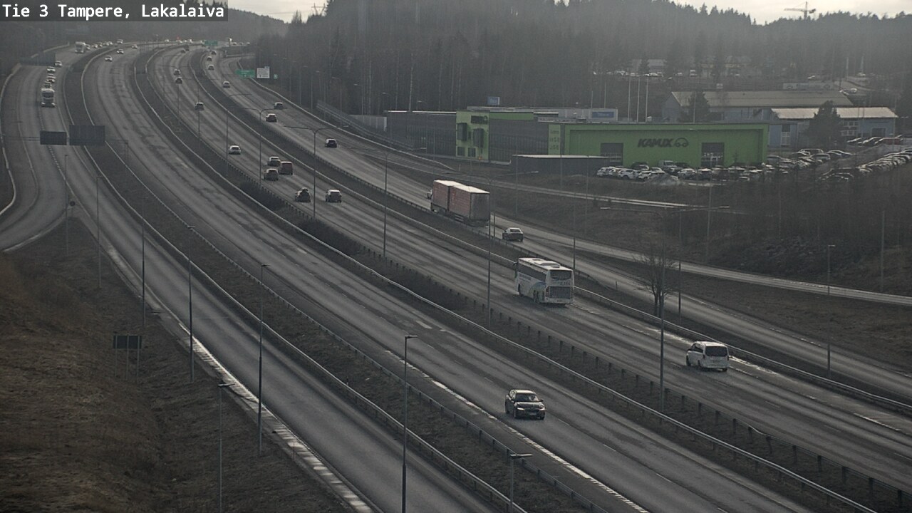 Weather Camera Image Väg 3 Tammerfors, Lakalaiva, Tampere, Pirkanmaa