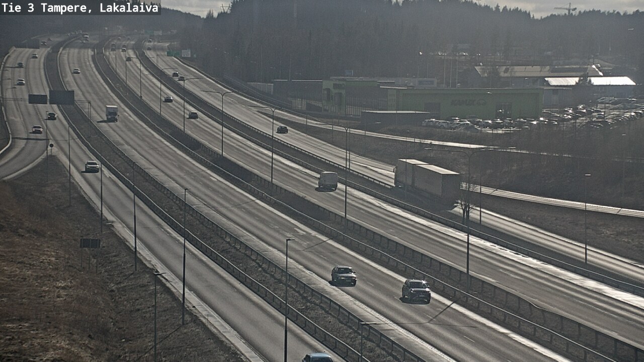 Weather Camera Image Väg 3 Tammerfors, Lakalaiva, Tampere, Pirkanmaa