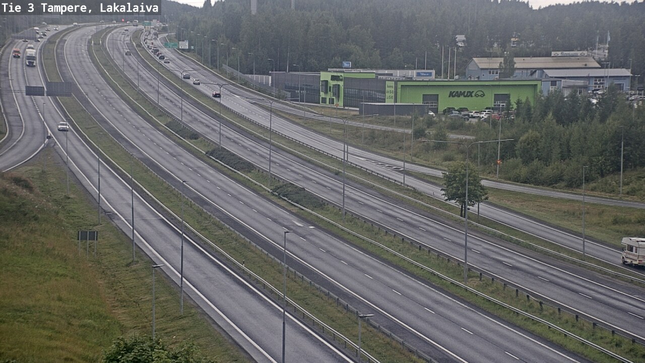 Weather Camera Image Road 3 Tampere, Lakalaiva, Tampere, Pirkanmaa
