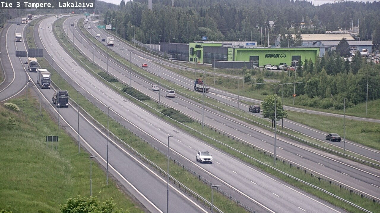 Weather Camera Image Väg 3 Tammerfors, Lakalaiva, Tampere, Pirkanmaa