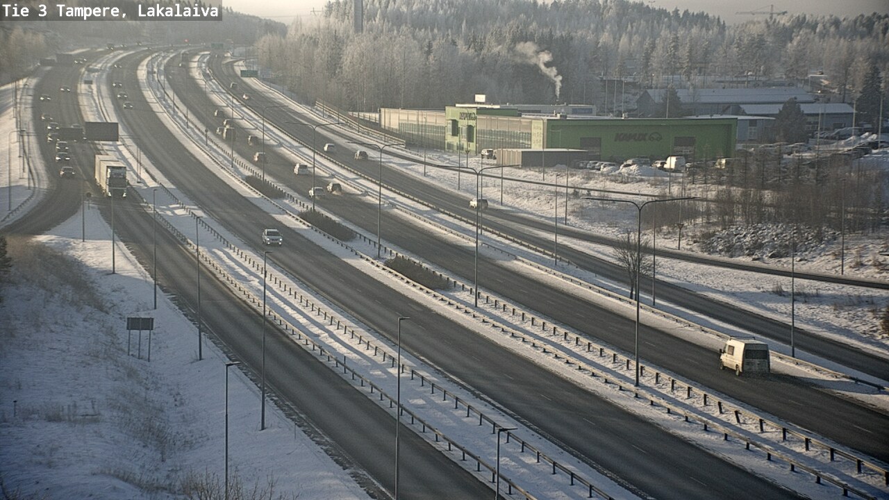 Weather Camera Image Väg 3 Tammerfors, Lakalaiva, Tampere, Pirkanmaa