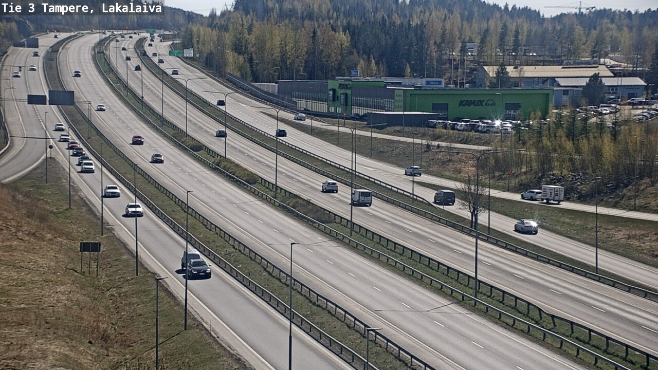 Kelikamerat Kuva Tie 3 Tampere, Lakalaiva, Tampere, Pirkanmaa