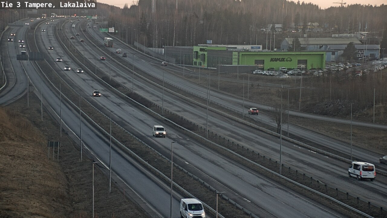 Weather Camera Image Road 3 Tampere, Lakalaiva, Tampere, Pirkanmaa