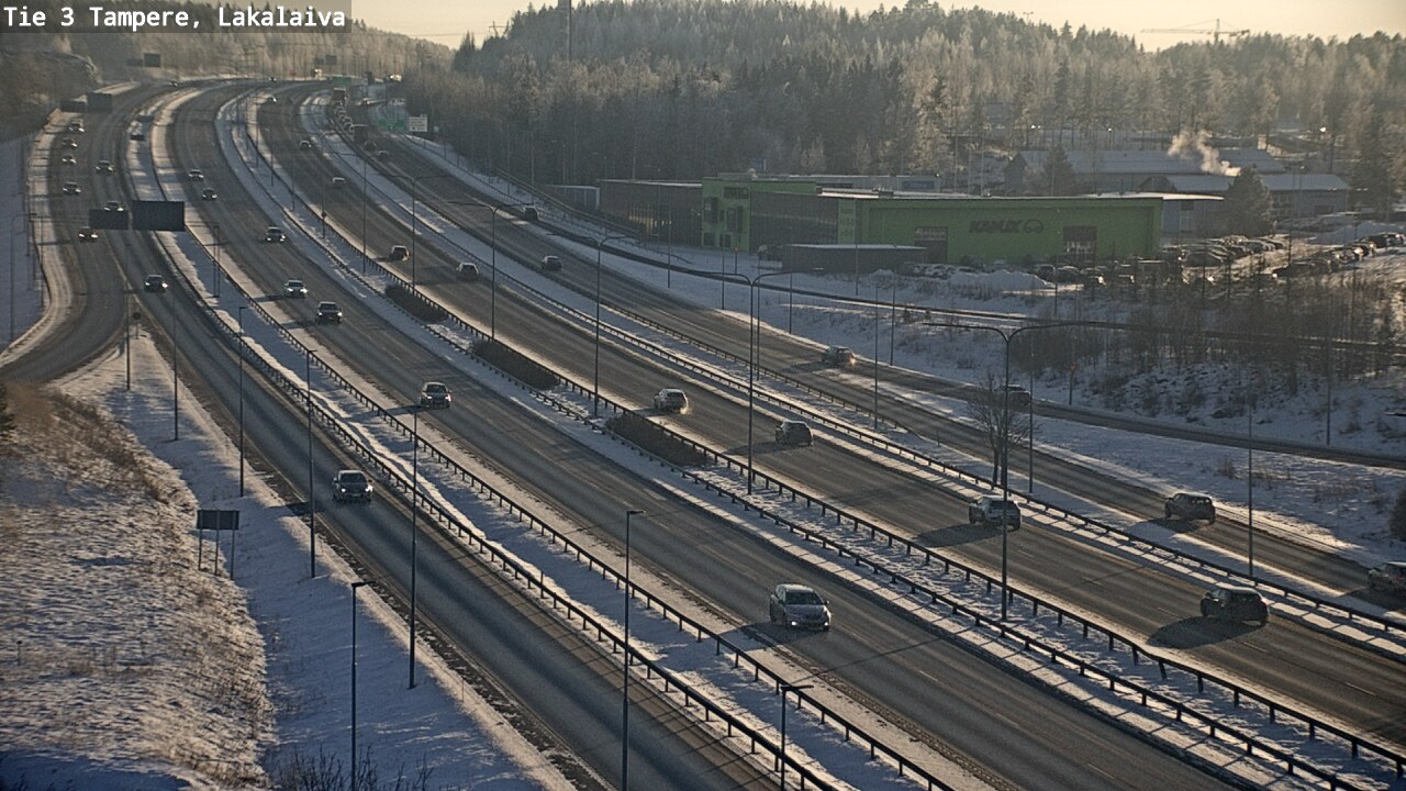 Weather Camera Image Road 3 Tampere, Lakalaiva, Tampere, Pirkanmaa