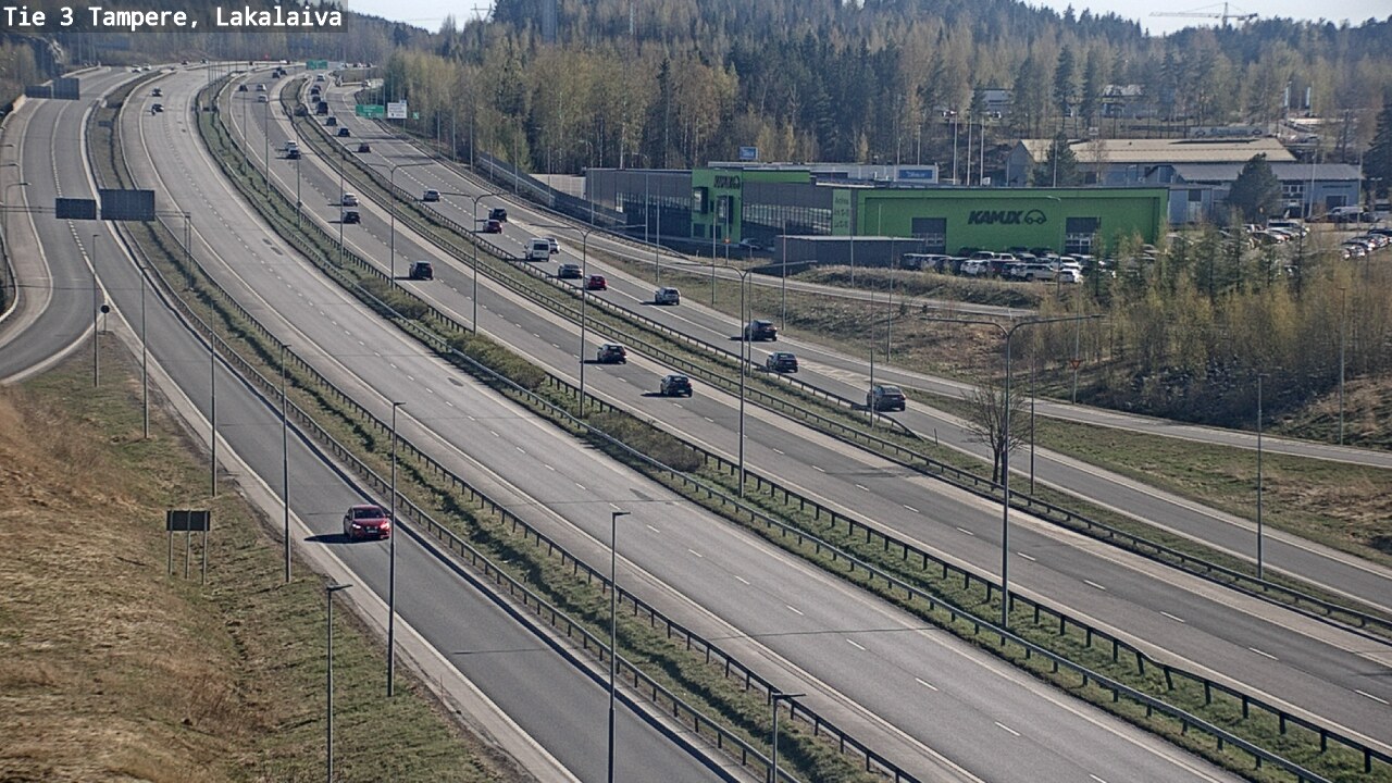 Kelikamerat Kuva Tie 3 Tampere, Lakalaiva, Tampere, Pirkanmaa