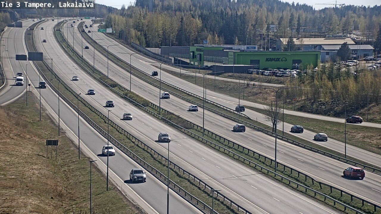 Kelikamerat Kuva Tie 3 Tampere, Lakalaiva, Tampere, Pirkanmaa