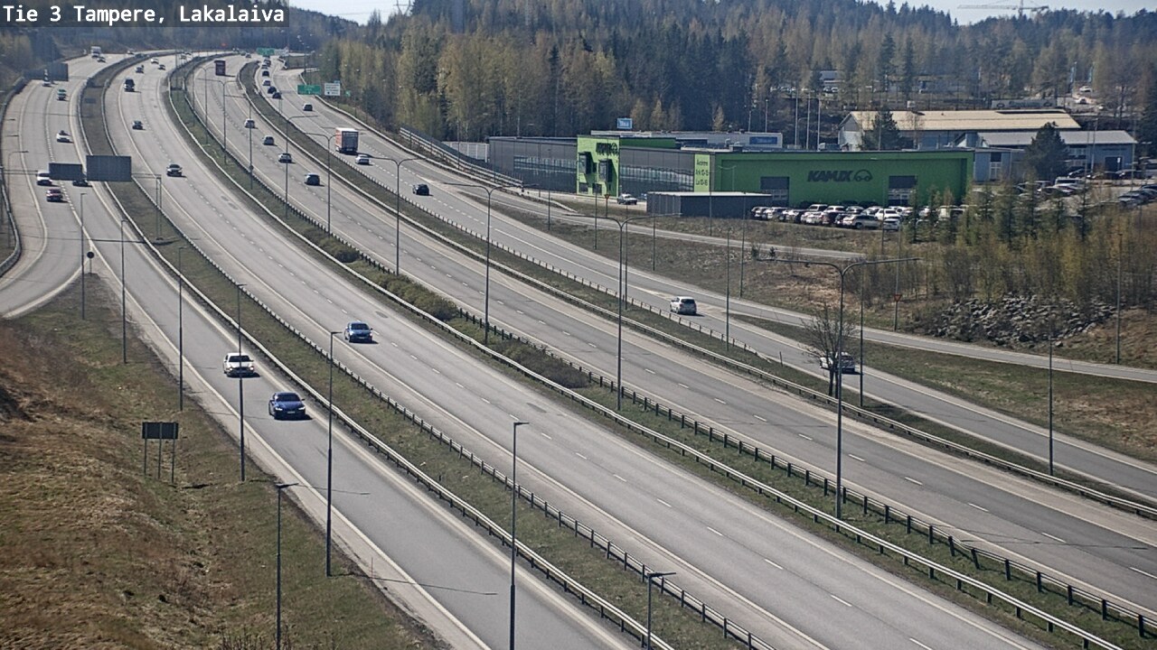 Kelikamerat Kuva Tie 3 Tampere, Lakalaiva, Tampere, Pirkanmaa
