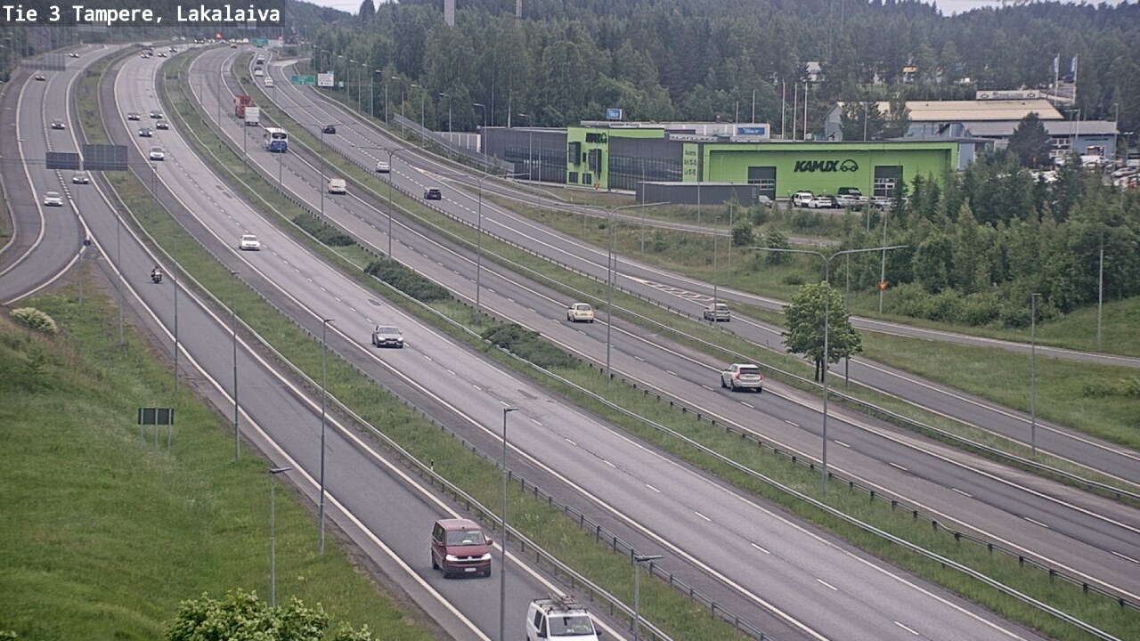 Weather Camera Image Väg 3 Tammerfors, Lakalaiva, Tampere, Pirkanmaa