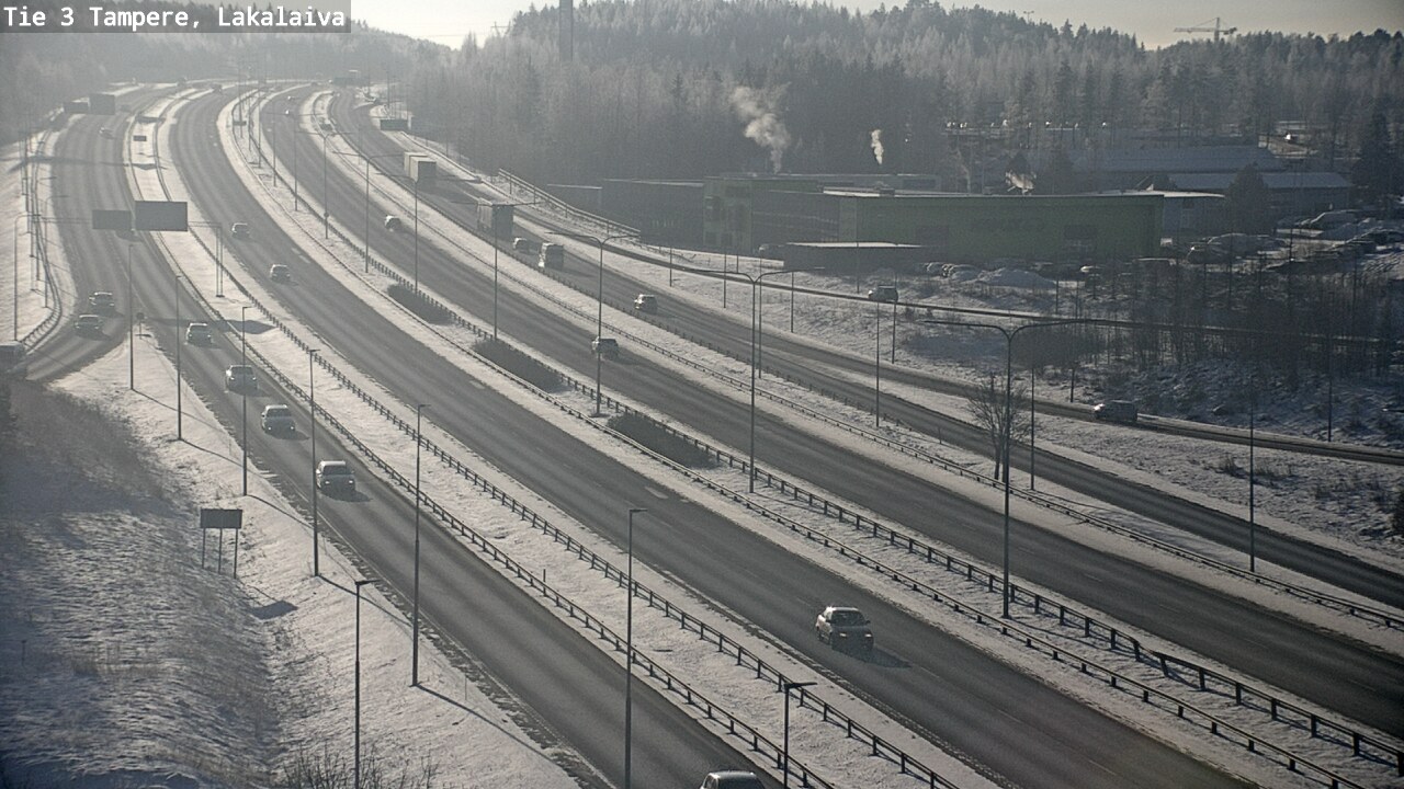Weather Camera Image Väg 3 Tammerfors, Lakalaiva, Tampere, Pirkanmaa