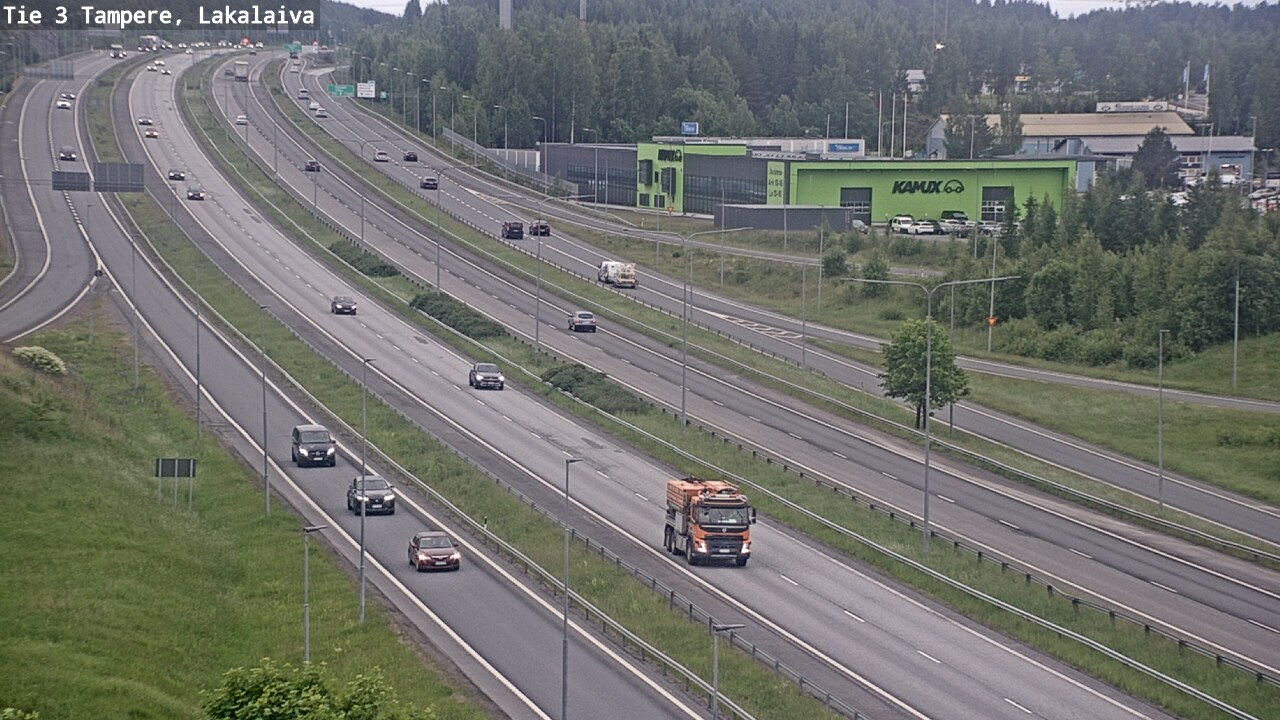 Kelikamerat Kuva Tie 3 Tampere, Lakalaiva, Tampere, Pirkanmaa