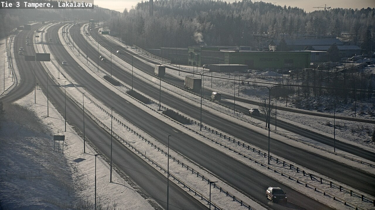 Weather Camera Image Väg 3 Tammerfors, Lakalaiva, Tampere, Pirkanmaa