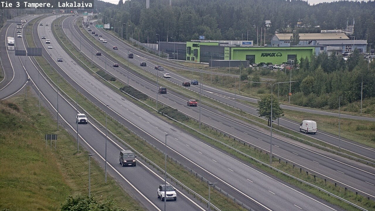 Weather Camera Image Road 3 Tampere, Lakalaiva, Tampere, Pirkanmaa