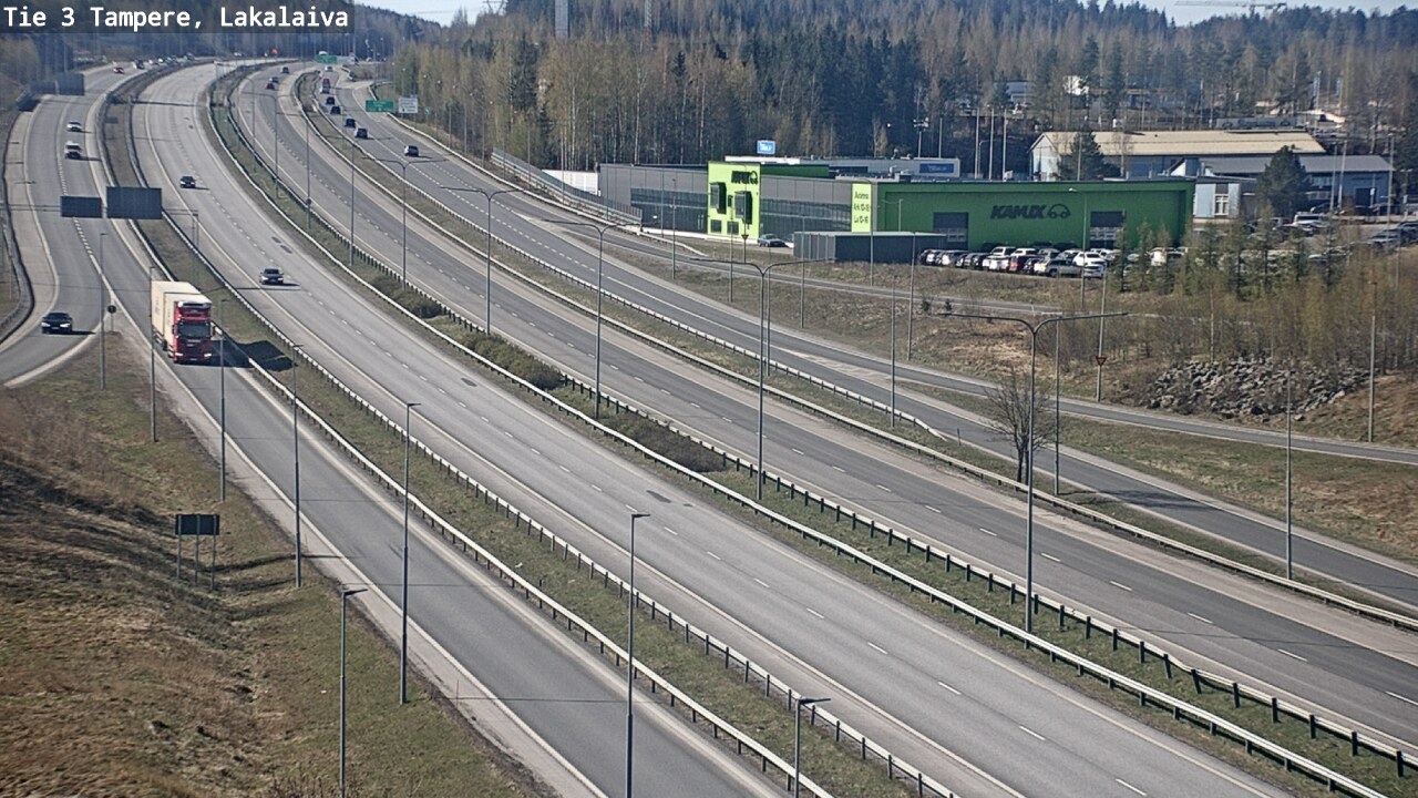 Kelikamerat Kuva Tie 3 Tampere, Lakalaiva, Tampere, Pirkanmaa