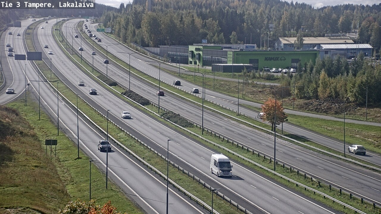 Kelikamerat Kuva Tie 3 Tampere, Lakalaiva, Tampere, Pirkanmaa