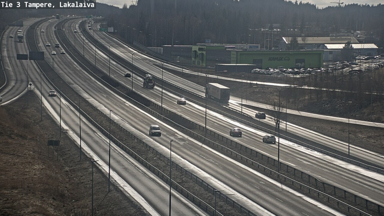 Weather Camera Image Väg 3 Tammerfors, Lakalaiva, Tampere, Pirkanmaa