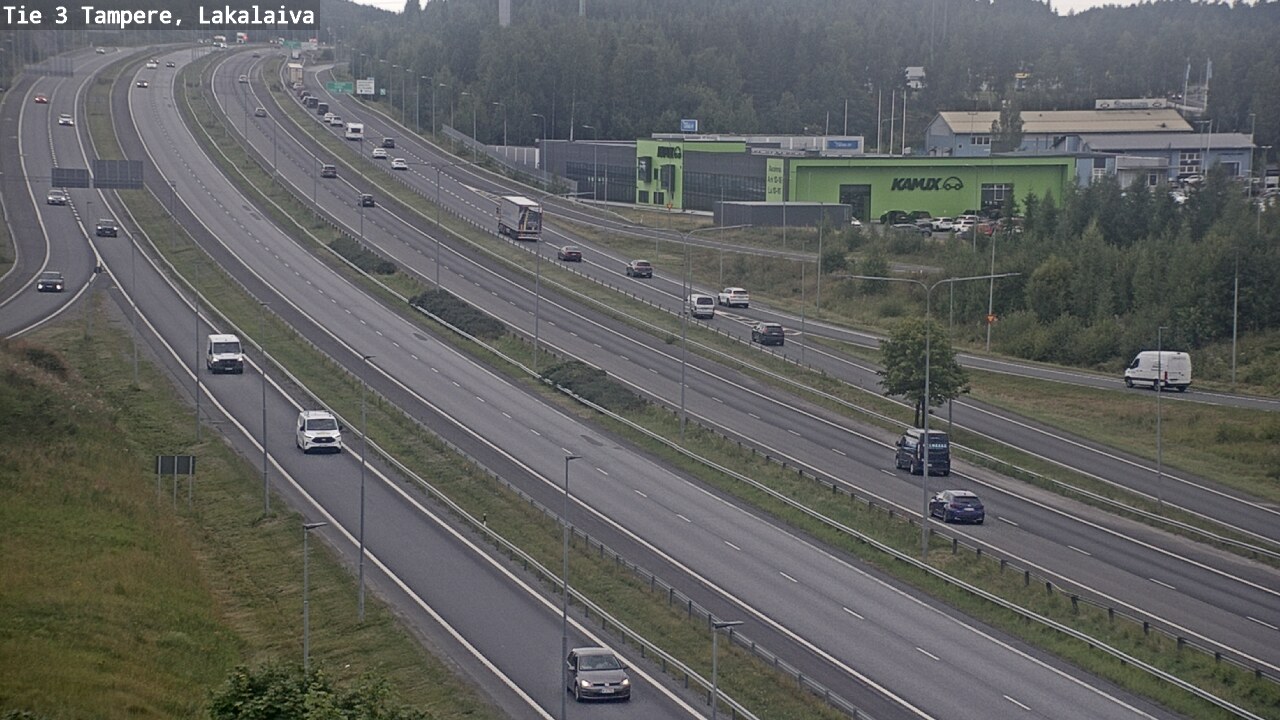 Weather Camera Image Road 3 Tampere, Lakalaiva, Tampere, Pirkanmaa