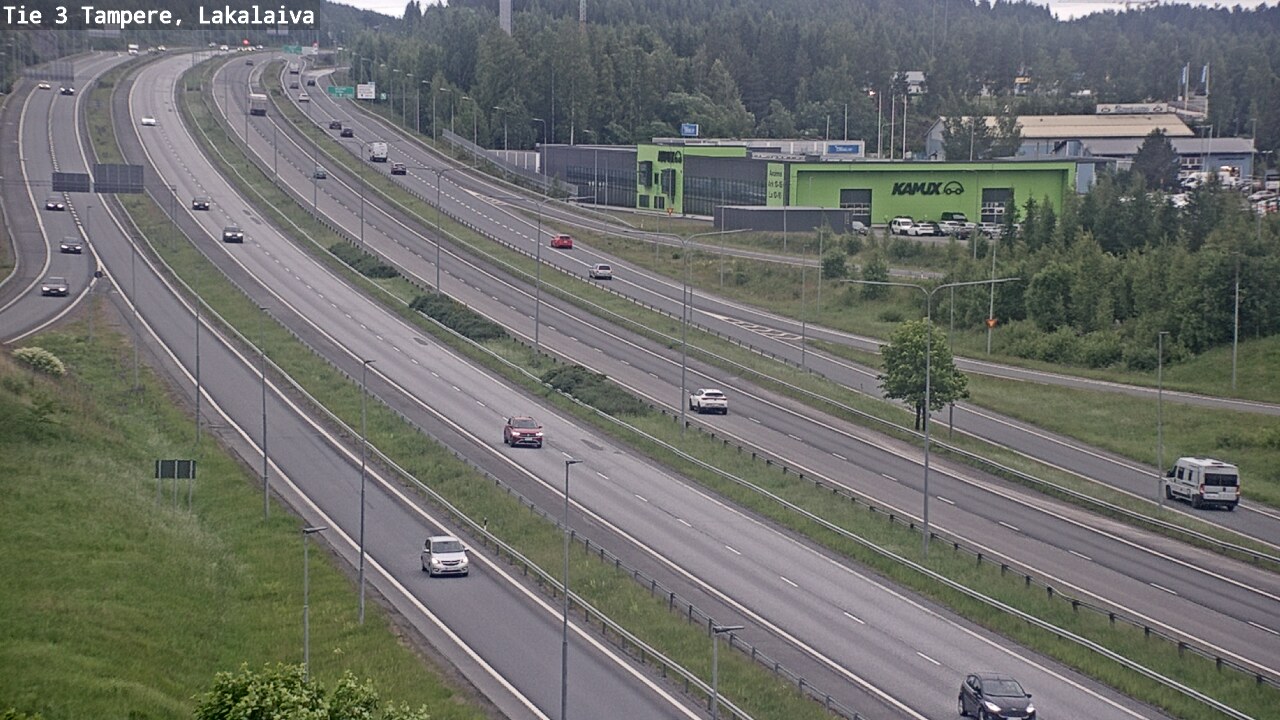 Weather Camera Image Väg 3 Tammerfors, Lakalaiva, Tampere, Pirkanmaa