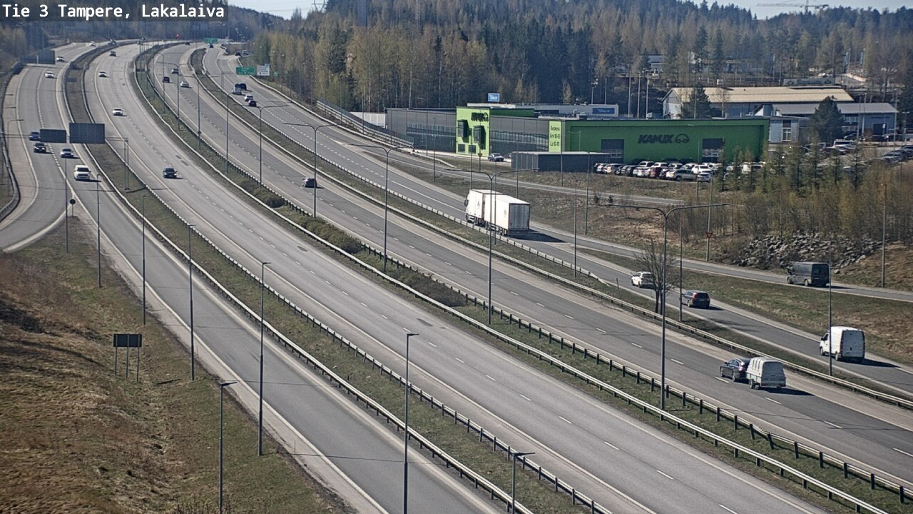 Kelikamerat Kuva Tie 3 Tampere, Lakalaiva, Tampere, Pirkanmaa