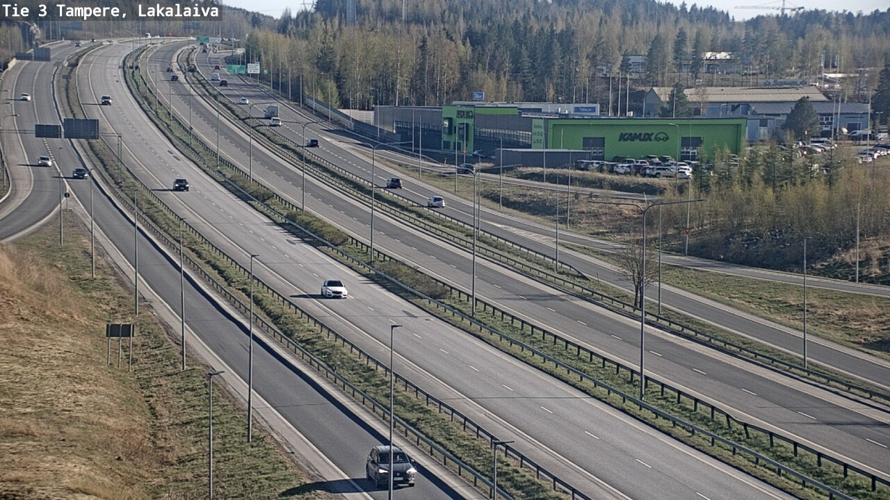 Kelikamerat Kuva Tie 3 Tampere, Lakalaiva, Tampere, Pirkanmaa