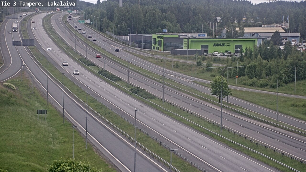 Weather Camera Image Väg 3 Tammerfors, Lakalaiva, Tampere, Pirkanmaa