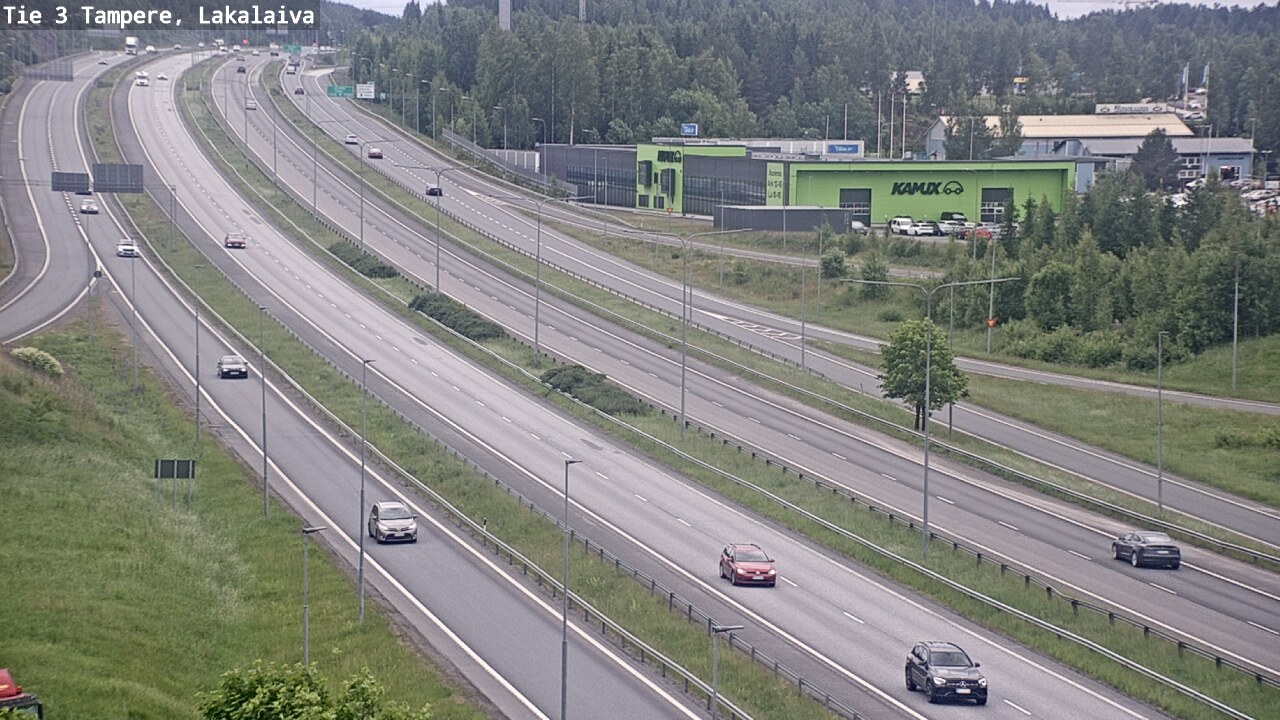 Weather Camera Image Väg 3 Tammerfors, Lakalaiva, Tampere, Pirkanmaa