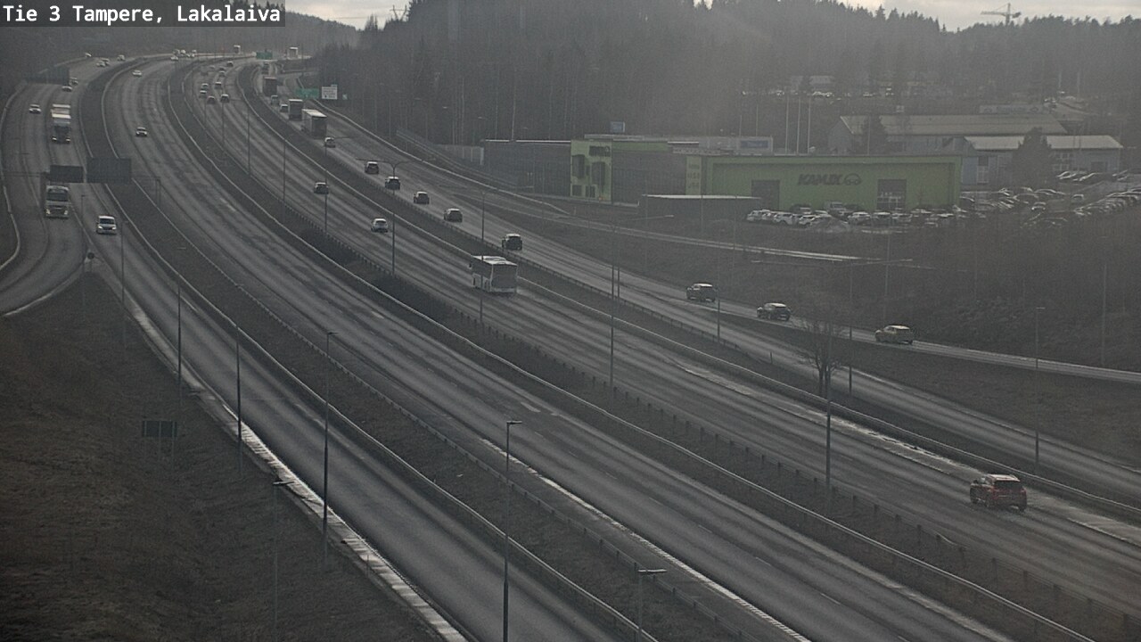 Weather Camera Image Väg 3 Tammerfors, Lakalaiva, Tampere, Pirkanmaa