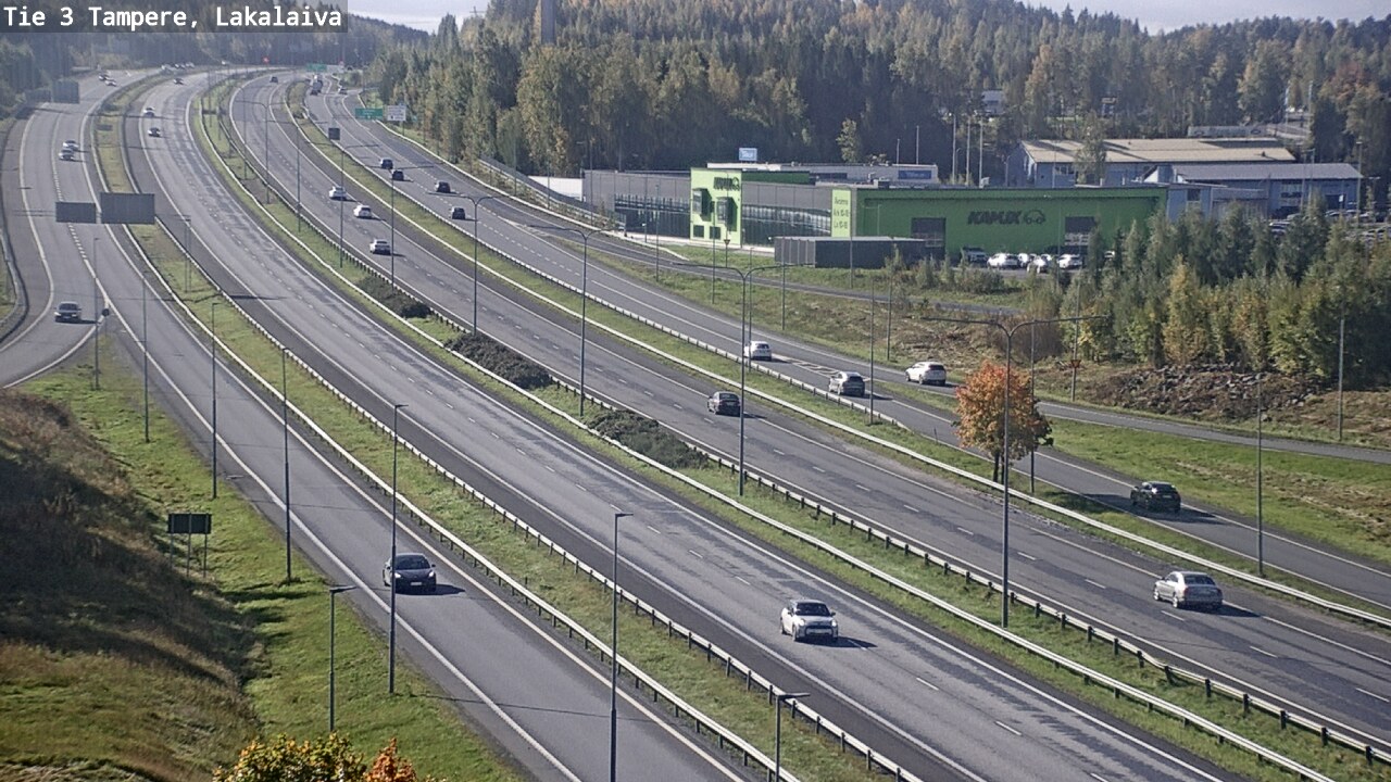 Kelikamerat Kuva Tie 3 Tampere, Lakalaiva, Tampere, Pirkanmaa