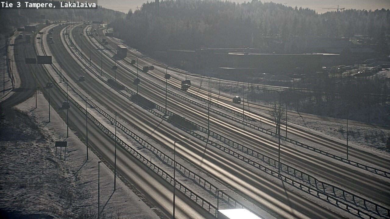 Weather Camera Image Väg 3 Tammerfors, Lakalaiva, Tampere, Pirkanmaa