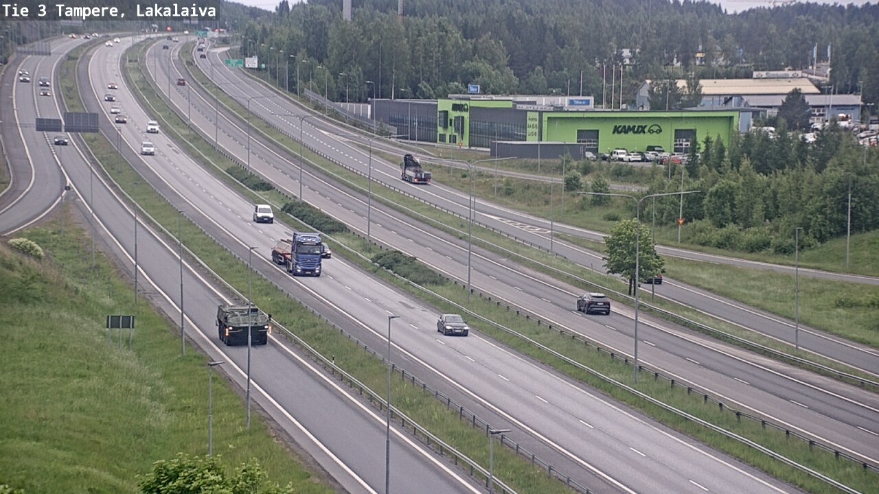 Weather Camera Image Väg 3 Tammerfors, Lakalaiva, Tampere, Pirkanmaa