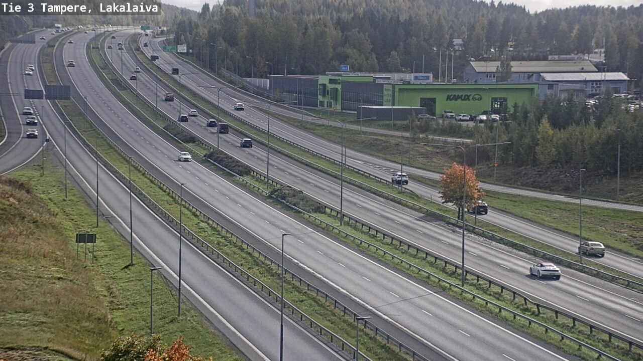 Weather Camera Image Road 3 Tampere, Lakalaiva, Tampere, Pirkanmaa