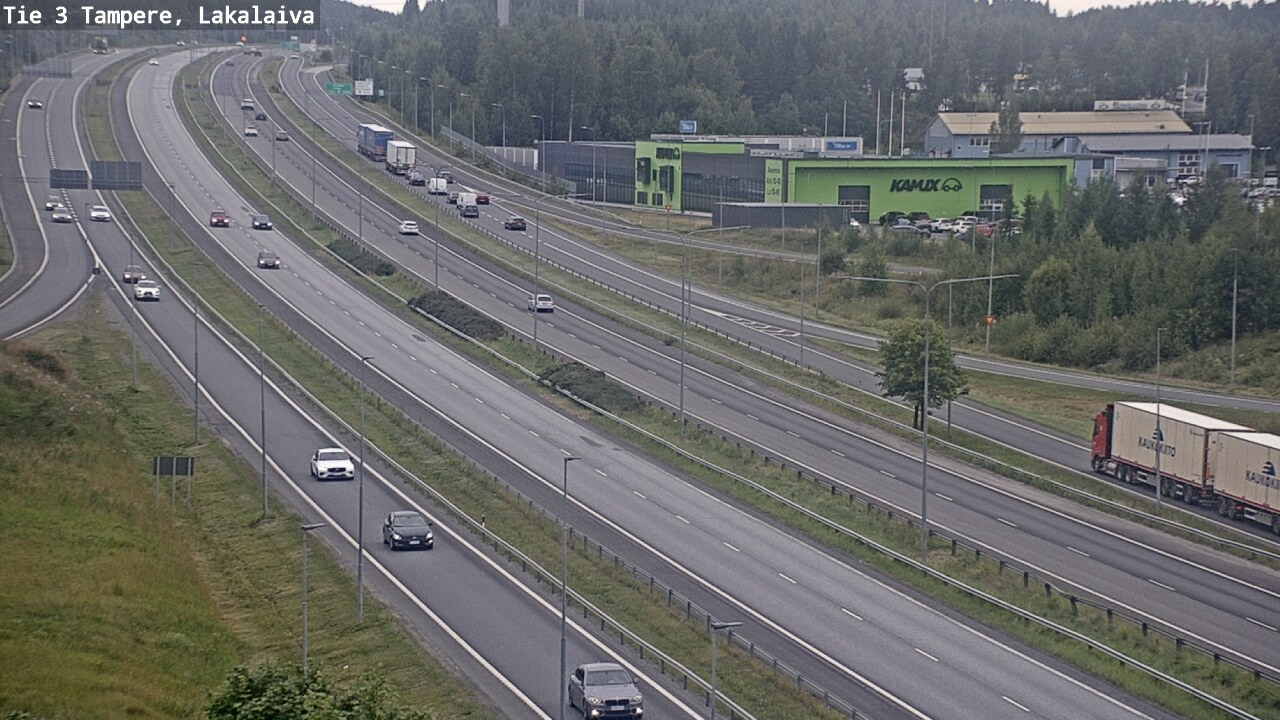 Weather Camera Image Road 3 Tampere, Lakalaiva, Tampere, Pirkanmaa
