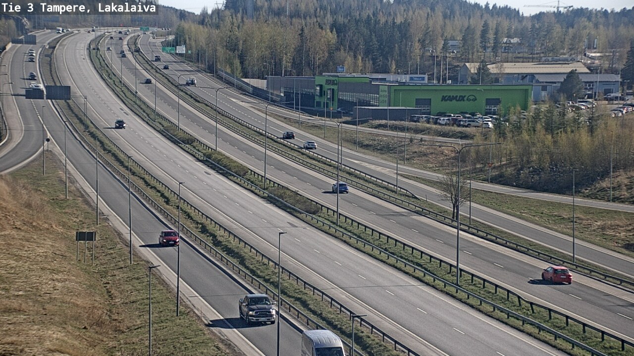 Kelikamerat Kuva Tie 3 Tampere, Lakalaiva, Tampere, Pirkanmaa