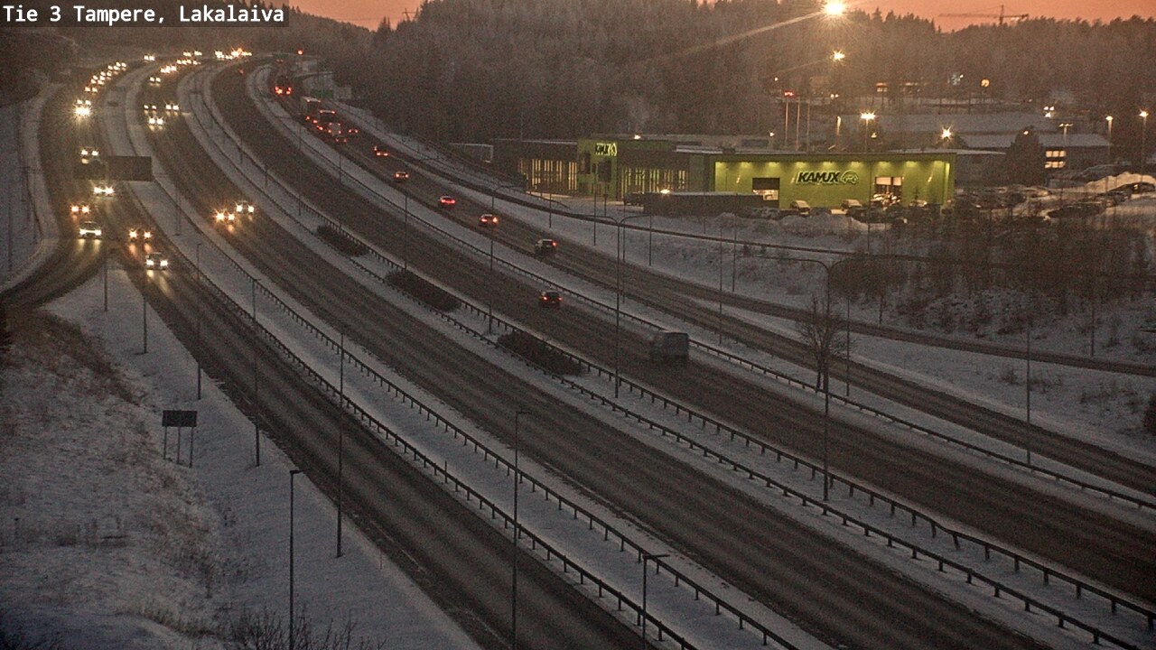 Weather Camera Image Road 3 Tampere, Lakalaiva, Tampere, Pirkanmaa