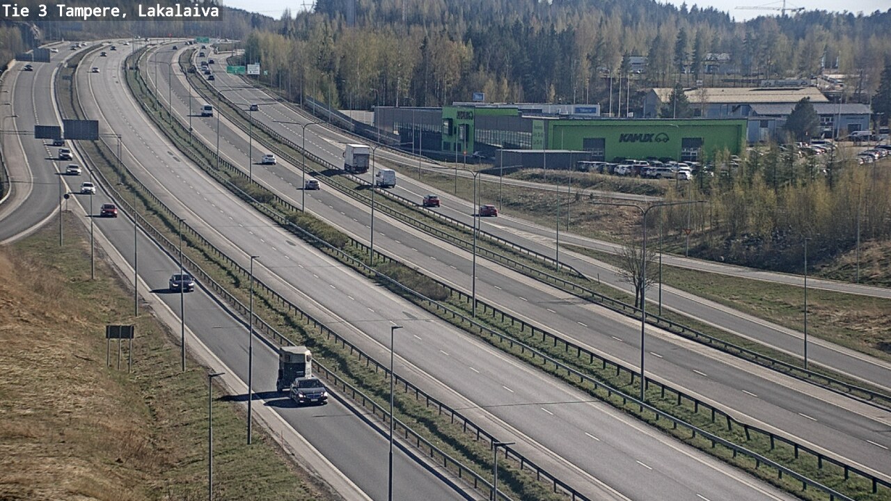 Kelikamerat Kuva Tie 3 Tampere, Lakalaiva, Tampere, Pirkanmaa