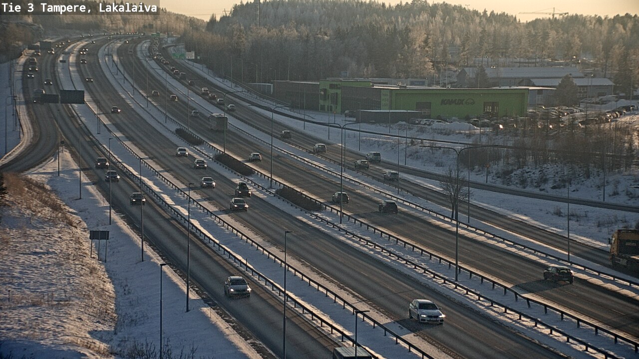 Weather Camera Image Road 3 Tampere, Lakalaiva, Tampere, Pirkanmaa