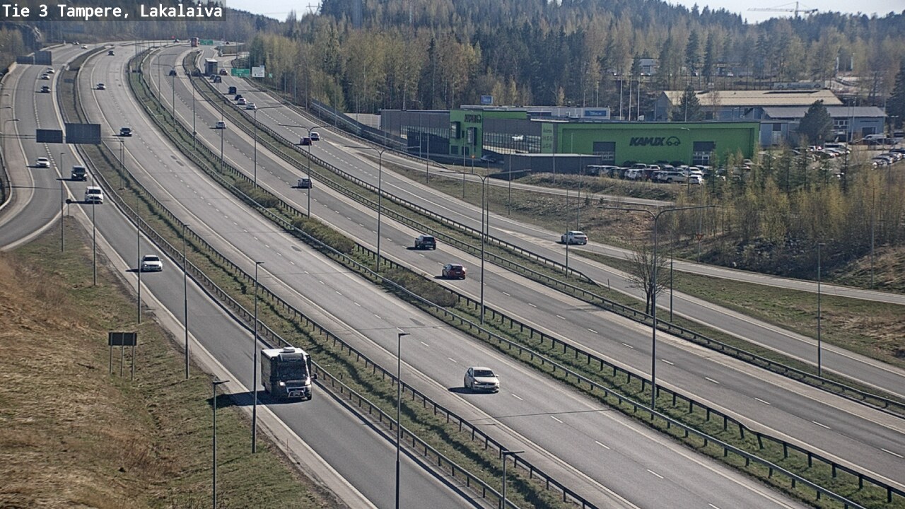Kelikamerat Kuva Tie 3 Tampere, Lakalaiva, Tampere, Pirkanmaa