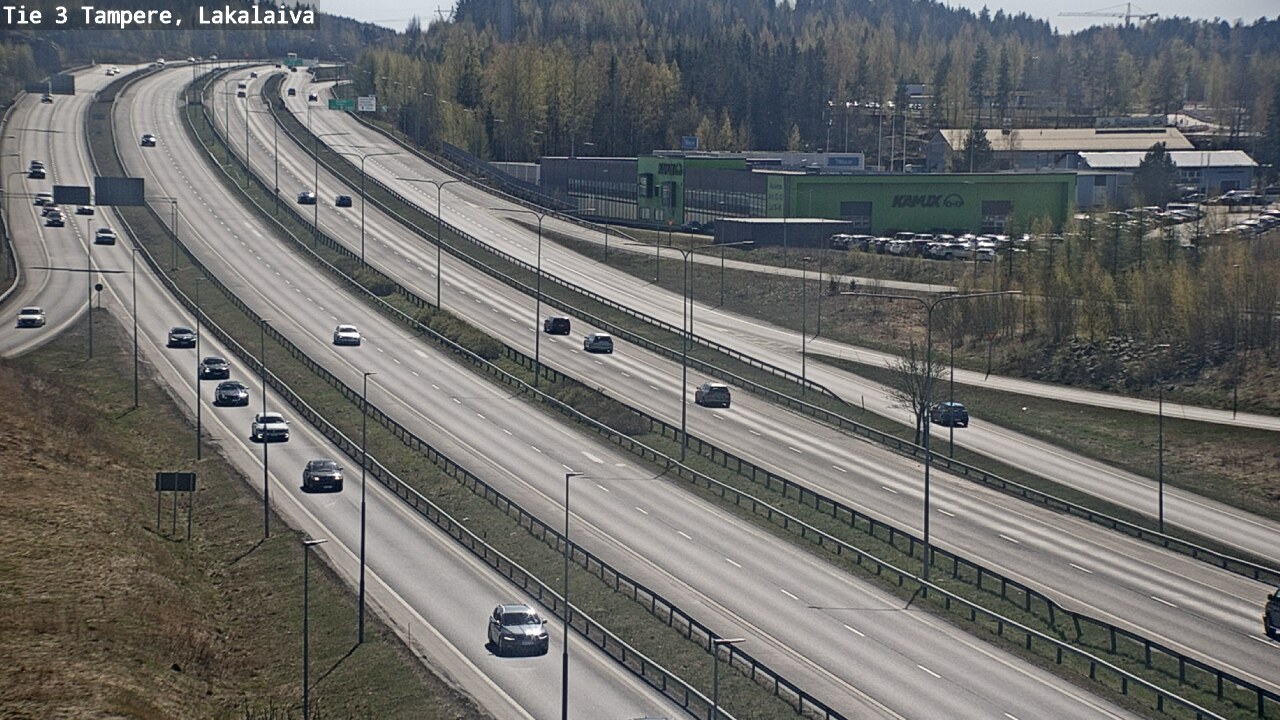 Kelikamerat Kuva Tie 3 Tampere, Lakalaiva, Tampere, Pirkanmaa