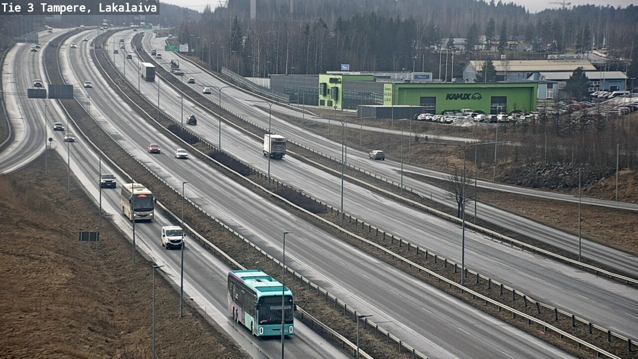 Weather Camera Image Väg 3 Tammerfors, Lakalaiva, Tampere, Pirkanmaa